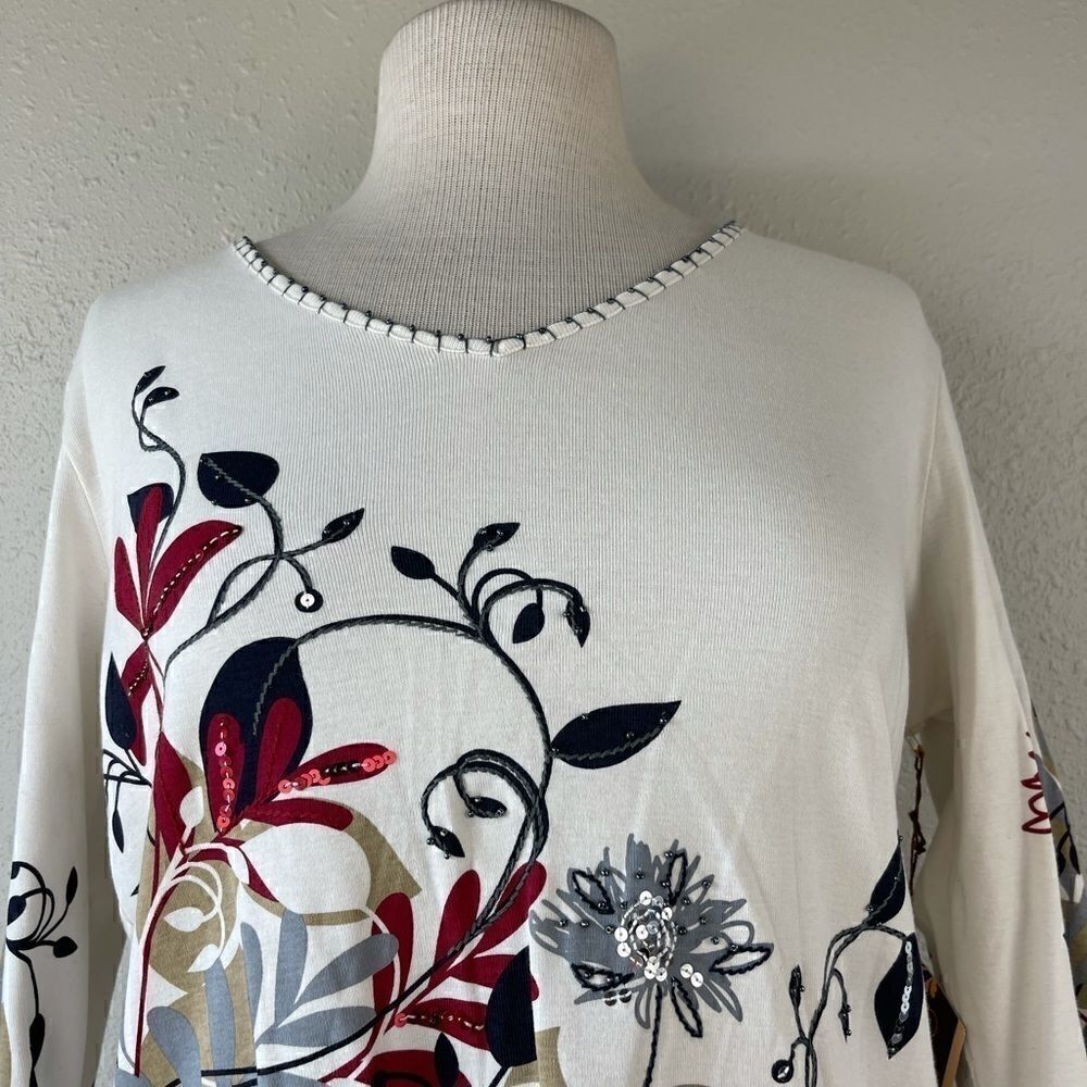 NWT Multiples Women’s Top Size Medium - Picture 2 of 6